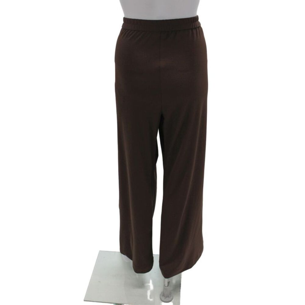 Drew Women Brown Dress Pants Pull On 95% Polyester Size L - Picture 3 of 6